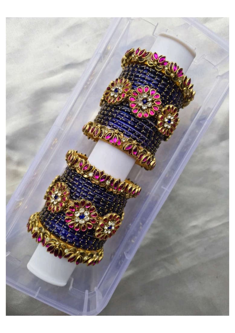 JADU (Navy blue with pink)