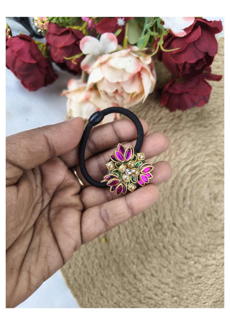 LOTUS(Mini) (DARK PINK WITH GREEN)