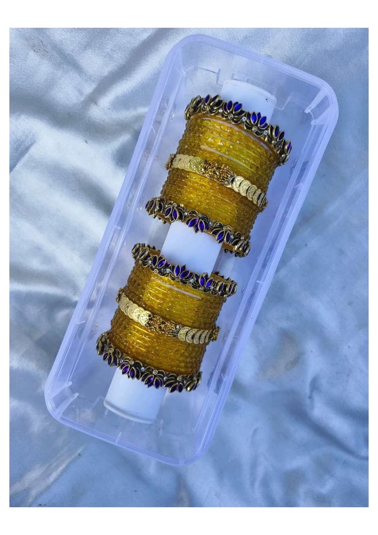RANJINI (Purple with gold Lakshmi embossed)