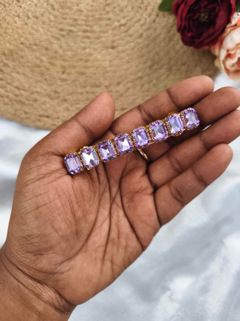 Rectangle Crystal (Lavender)